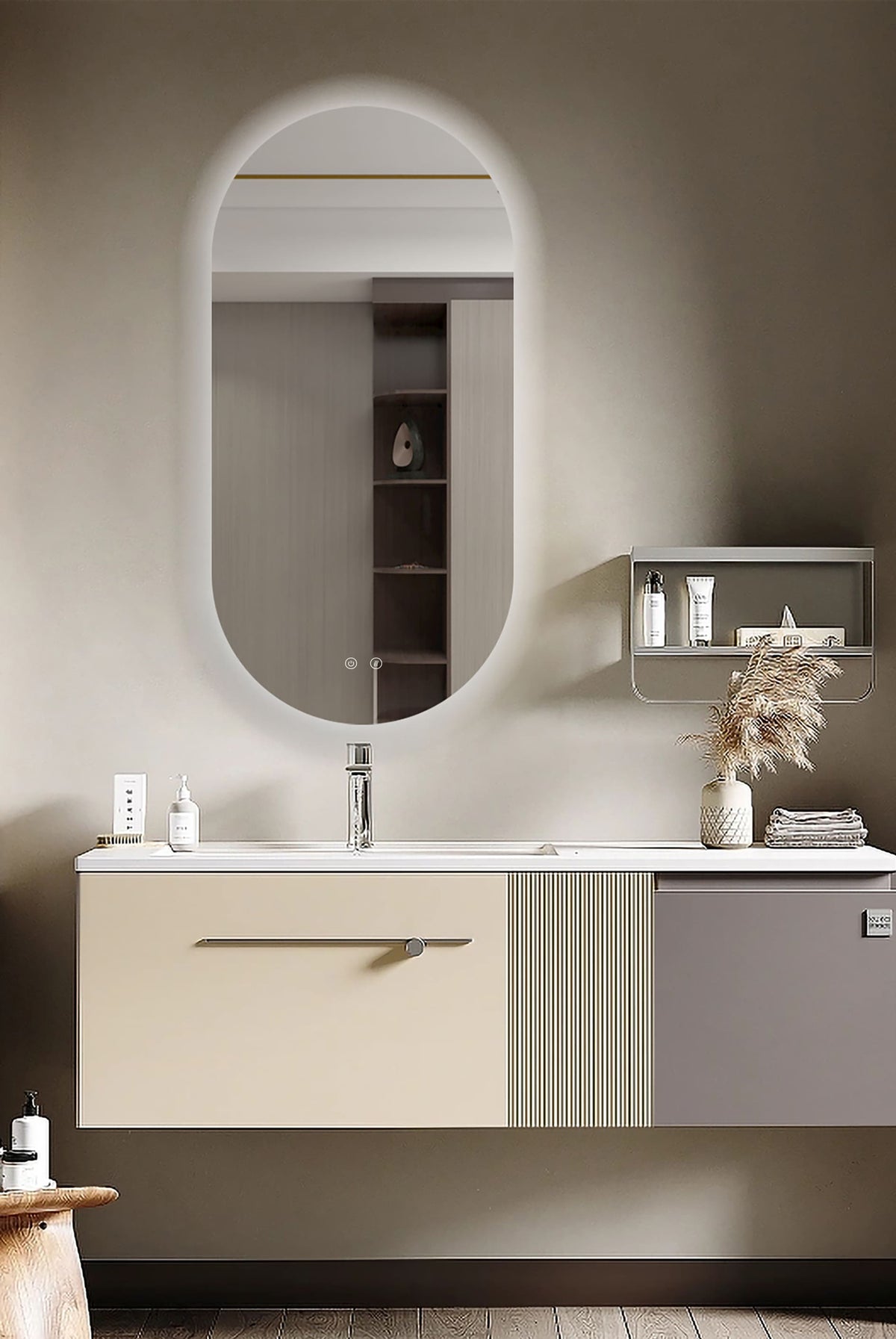 Selene LED-spejl